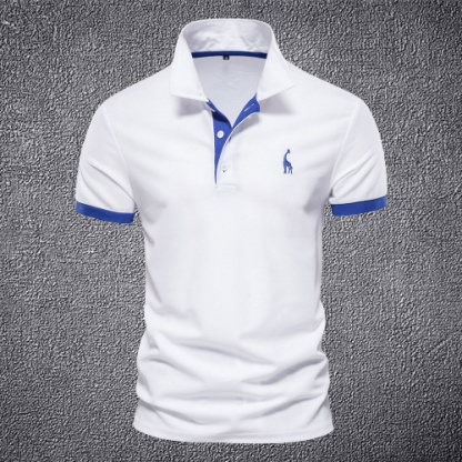 Therling™ Lässiges Sommer-Poloshirt mit Rehkitz-Stickerei für Her