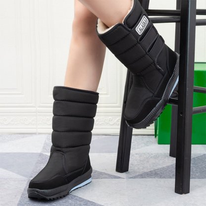 High-Top plus samtige warme Schuhe