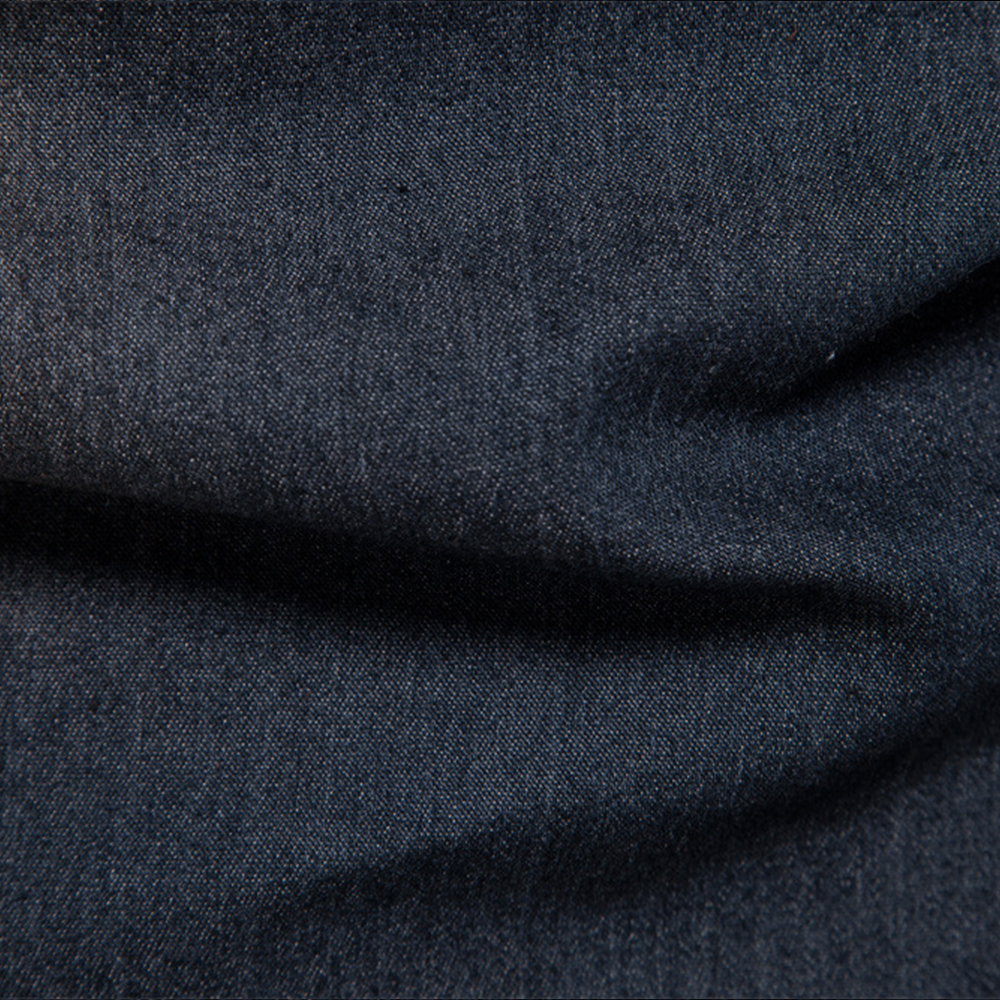 THERLING Klassisches, lässiges Jeanshemd für Herren mit langen Ärmeln