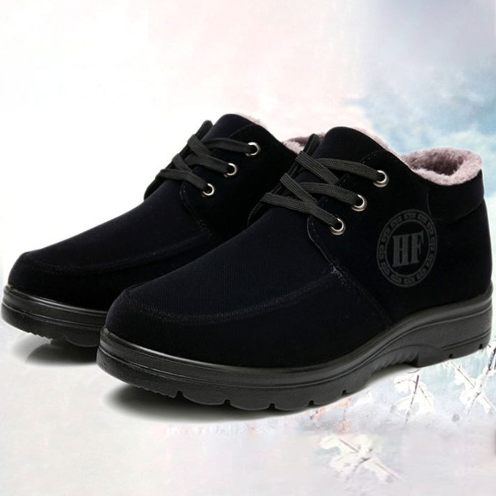 Herren-Winterfleece-Schuhe aus rutschfester, warmer Baumwolle