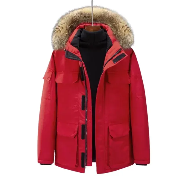 Park Jacket mit Fellkragen