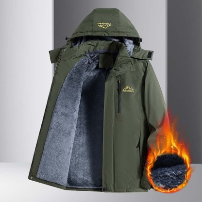  Neue winterliche Herren-Samtverdickungsjacke