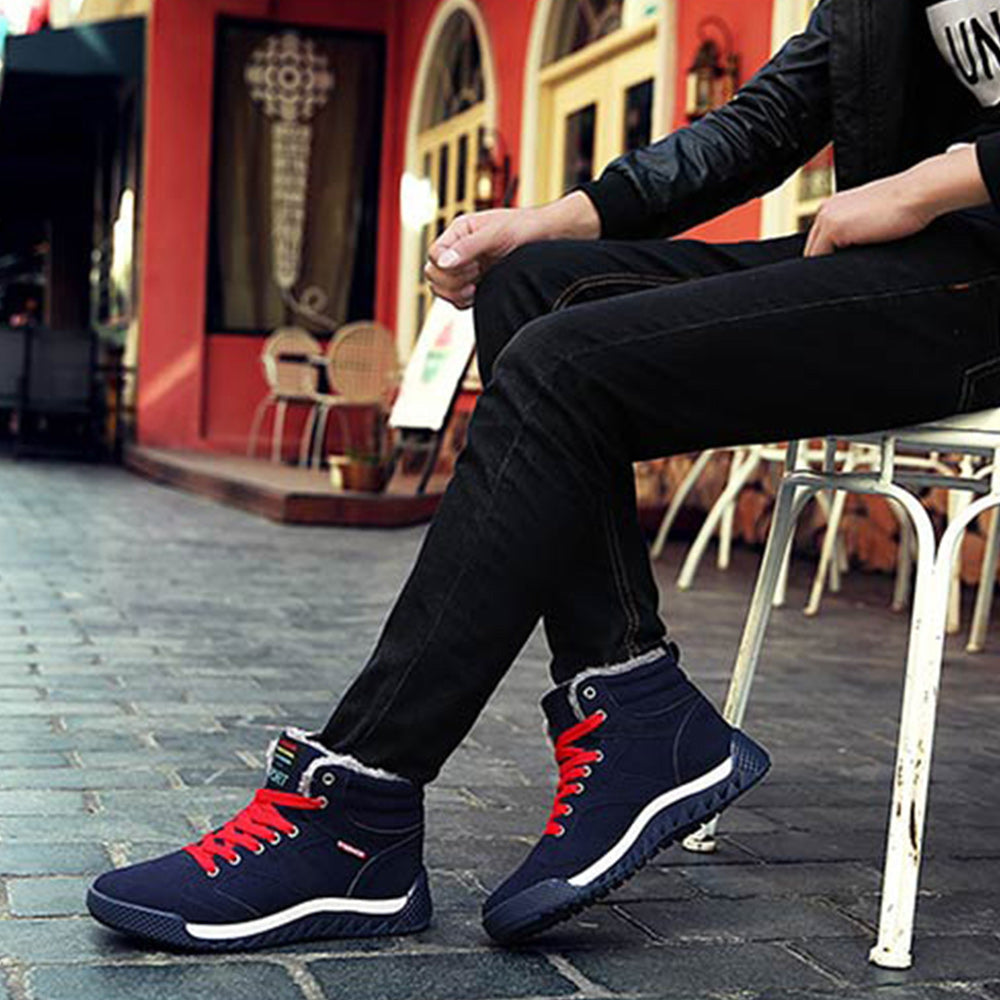 Neue Winter-High-Top-Fleece-warme Baumwollschuhe