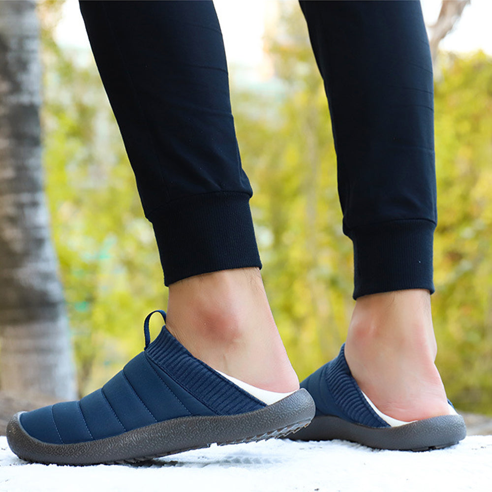 Plüschpantoffeln mit variablen Baumwollschuhen