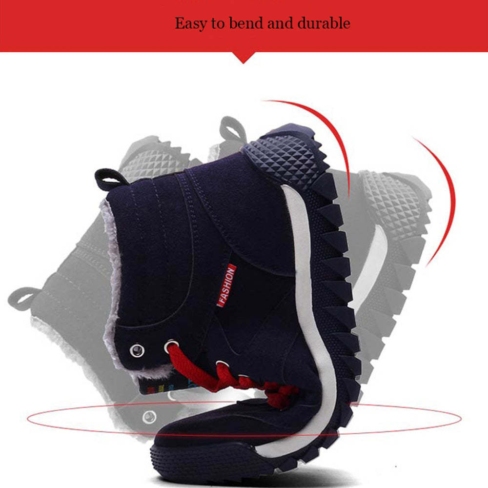 Neue Winter-High-Top-Fleece-warme Baumwollschuhe