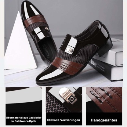 Herren-Business-Casual-Lederschuhe, Hochzeitsschuhe