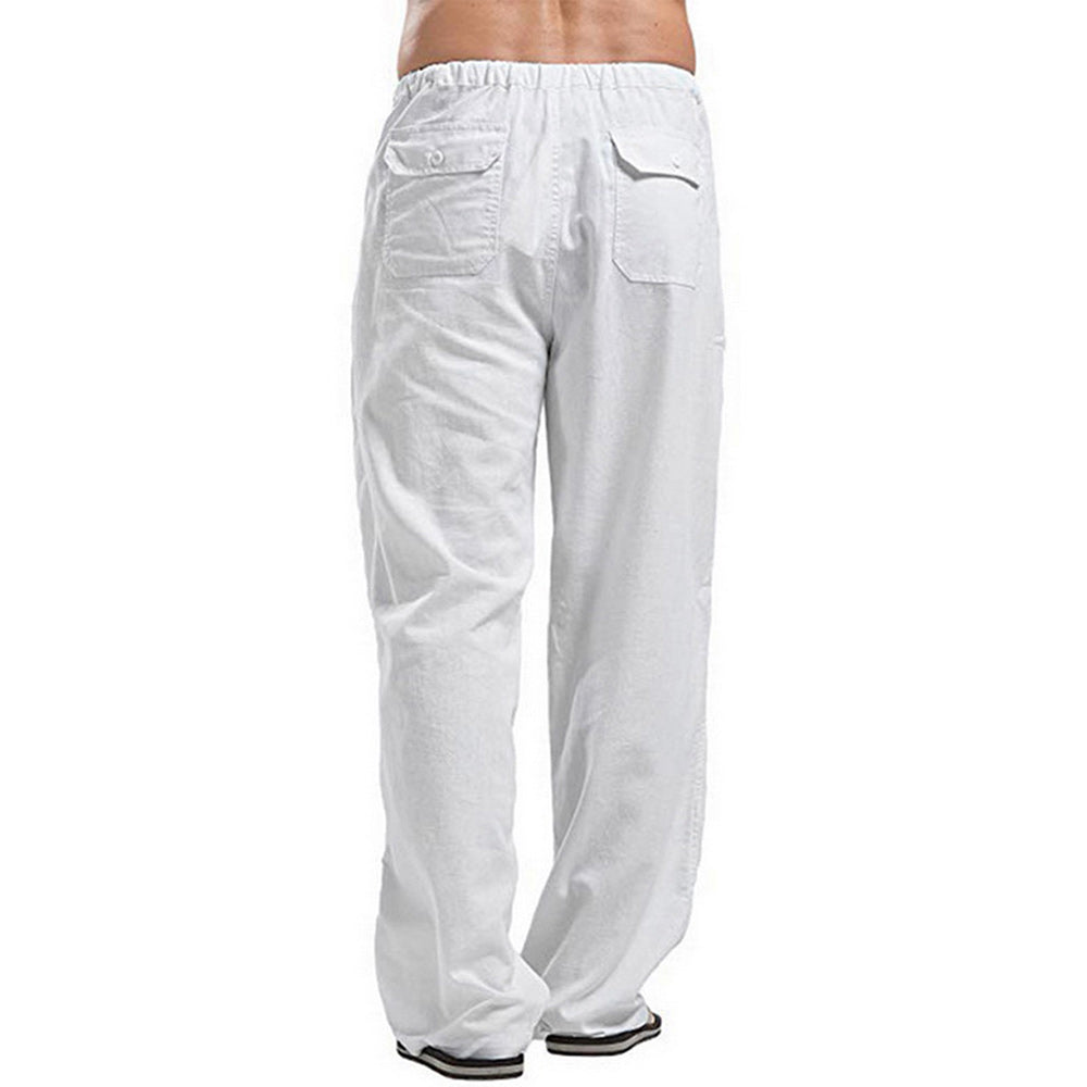  Leinen-Freizeithose für Herren