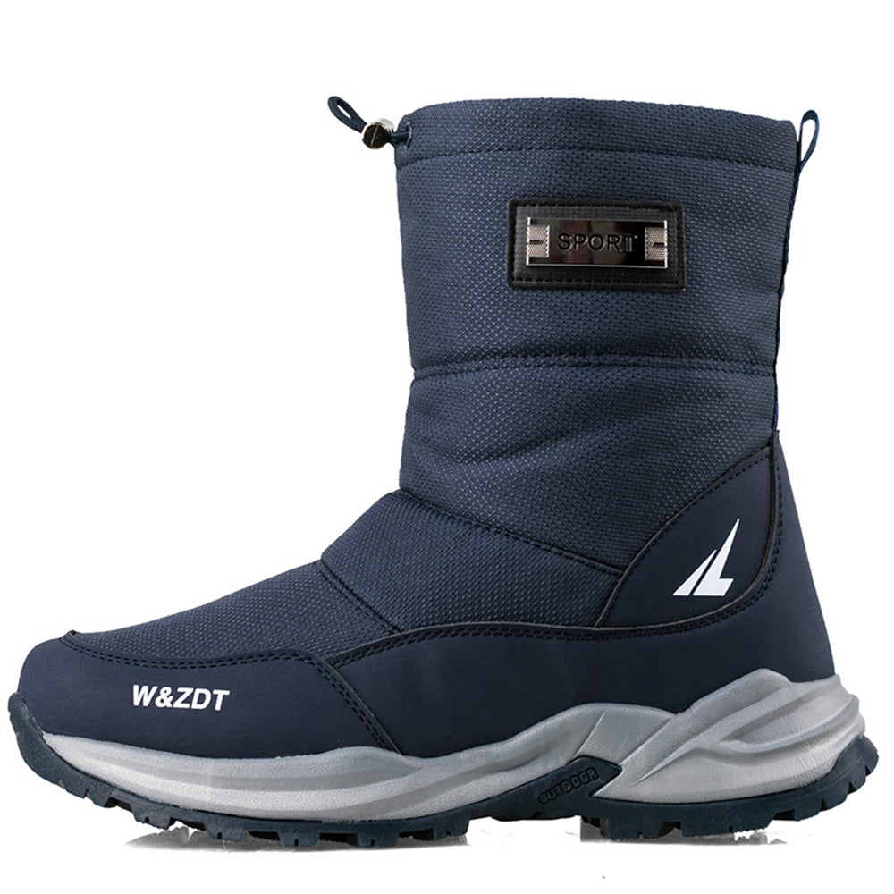Winter Outdoor Herren Fleece verdickte kurze Röhre warme Schuhe