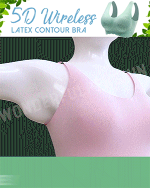 5D Nahtloser Kabellos Spitzen-BH in Übergröße für Damen