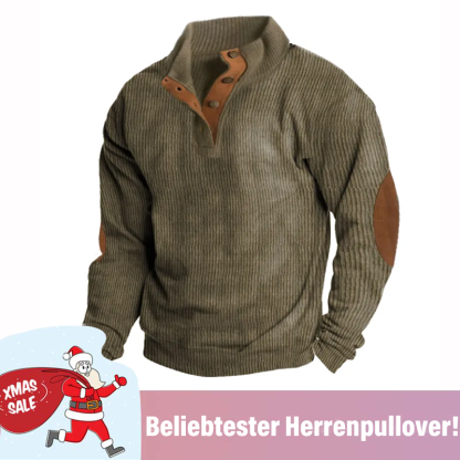 🔥 Weihnachtsangebote-Letzten Tag Rabtatt 🔥 Langärmliges Outdoor Sweatshirt mit Stehkragen für Herren
