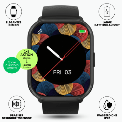Fitpro Ultra Smartwatch für iOS/Android Handys - Sonderaktion 1+1 GRAT