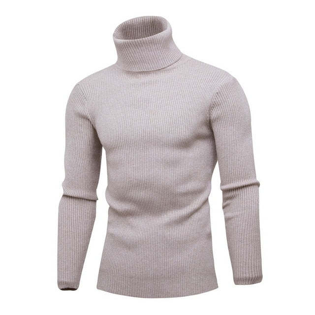 Therling Rollkragenpullover mit Slim Fit für Herren