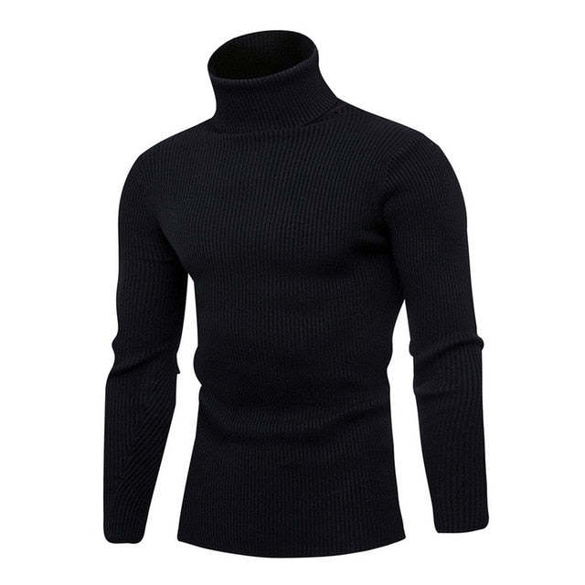 Therling Rollkragenpullover mit Slim Fit für Herren