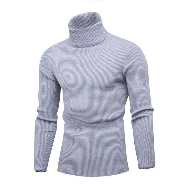 Therling Rollkragenpullover mit Slim Fit für Herren