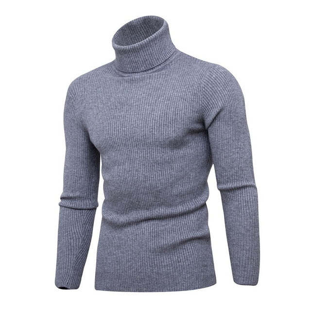 Therling Rollkragenpullover mit Slim Fit für Herren