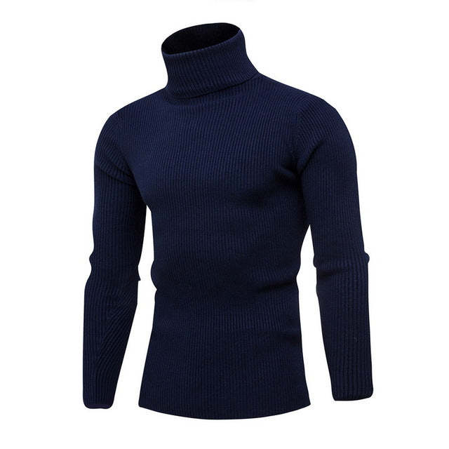 Therling Rollkragenpullover mit Slim Fit für Herren