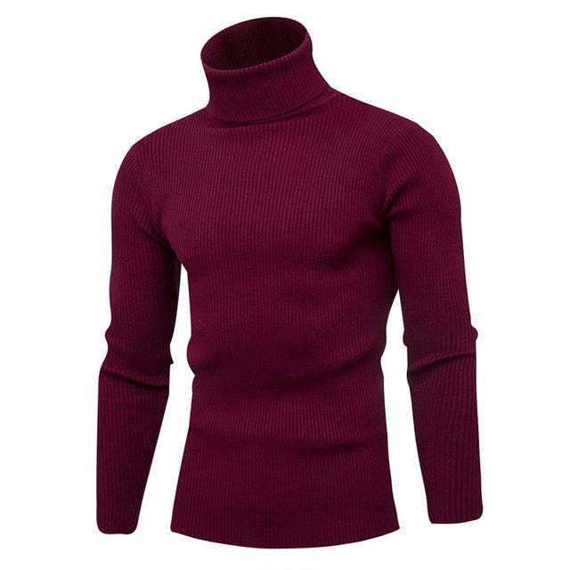 Therling Rollkragenpullover mit Slim Fit für Herren