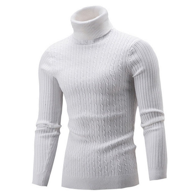 Therling Rollkragenpullover mit Slim Fit für Herren