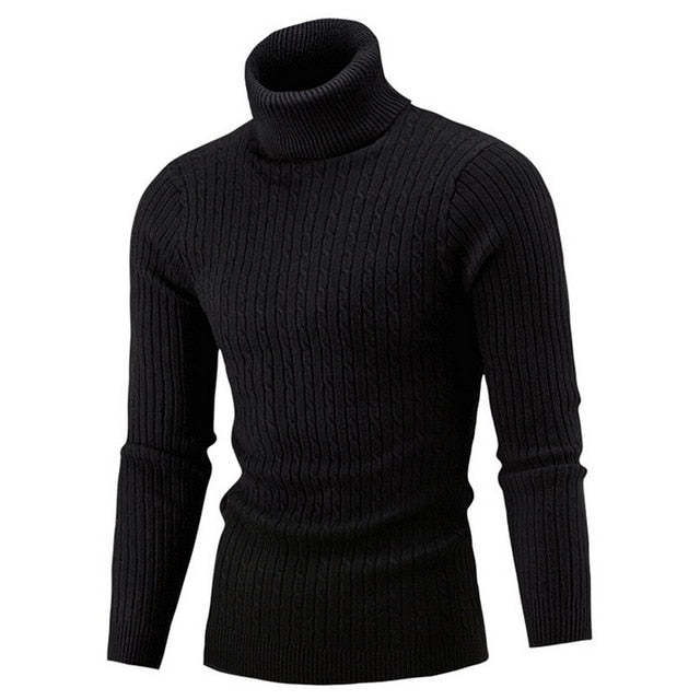 Therling Rollkragenpullover mit Slim Fit für Herren