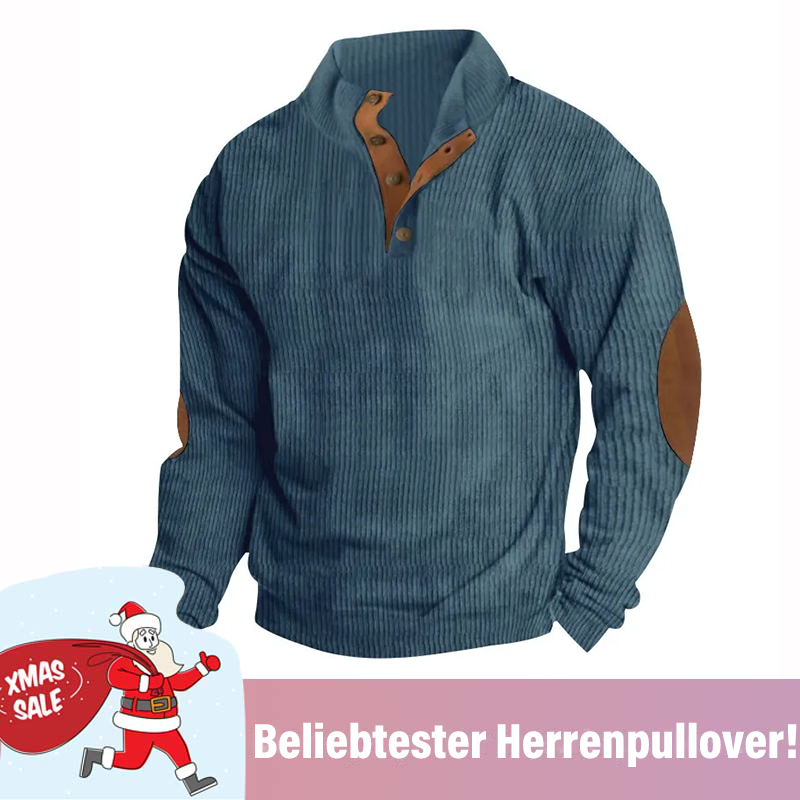 🔥 Weihnachtsangebote-Letzten Tag Rabtatt 🔥 Langärmliges Outdoor Sweatshirt mit Stehkragen für Herren
