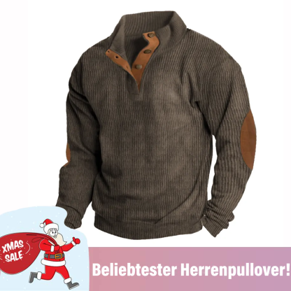 🔥 Weihnachtsangebote-Letzten Tag Rabtatt 🔥 Langärmliges Outdoor Sweatshirt mit Stehkragen für Herren