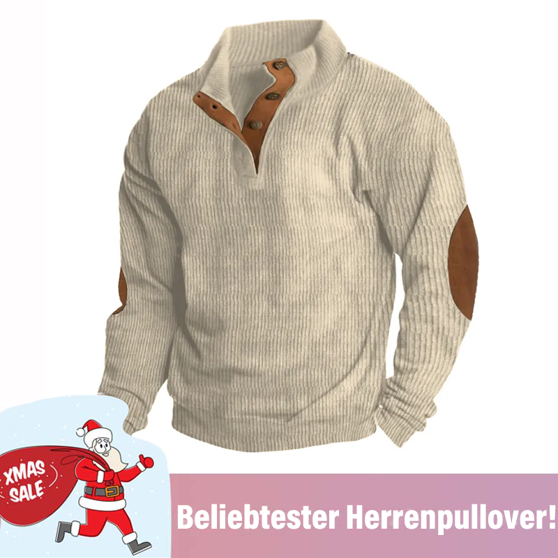 🔥 Weihnachtsangebote-Letzten Tag Rabtatt 🔥 Langärmliges Outdoor Sweatshirt mit Stehkragen für Herren