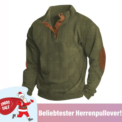 🔥 Weihnachtsangebote-Letzten Tag Rabtatt 🔥 Langärmliges Outdoor Sweatshirt mit Stehkragen für Herren