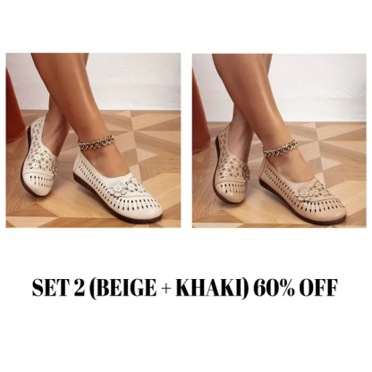 📢Last Day Promotion 60% OFF - Women's leather soft-soled non-slip shoes