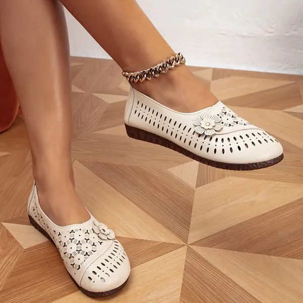 📢Last Day Promotion 60% OFF - Women's leather soft-soled non-slip shoes