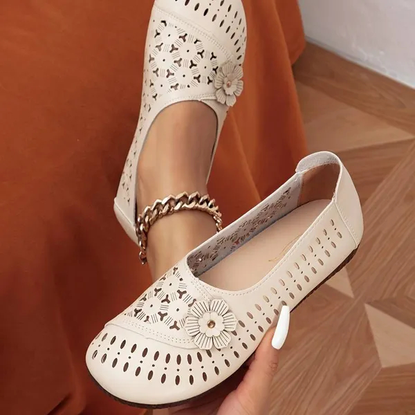 📢Last Day Promotion 60% OFF - Women's leather soft-soled non-slip shoes