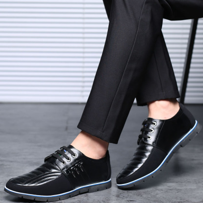 🔥Hot Sale🎁--70% OFF 🎉Men Splicing Non Slip Business Casual Comfortable Leather Oxfords