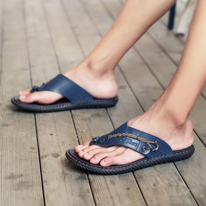 🔥Hot Sale 60% OFF🔥 Mens Casual Comfy Soft Sole Genuine Leather Sandals