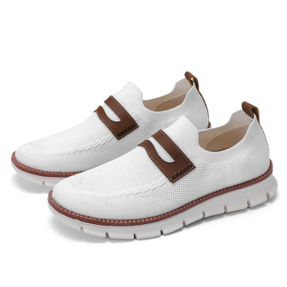 Men's Lace Up Oxford Shoes,Casual Mesh Walking Shoes Comfortable Sneakers