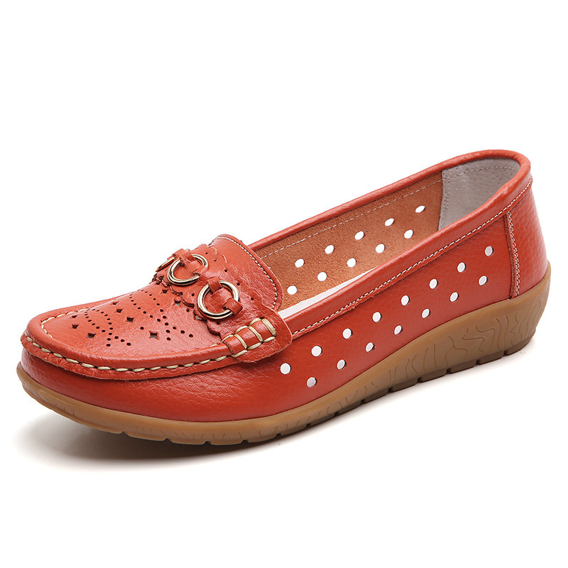 2023 NEW - Women's Breathable Leather Loafers
