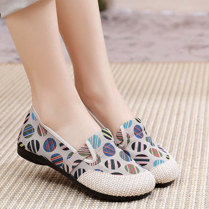 Women's Breathable Linen Flat Fisherman's Shoes