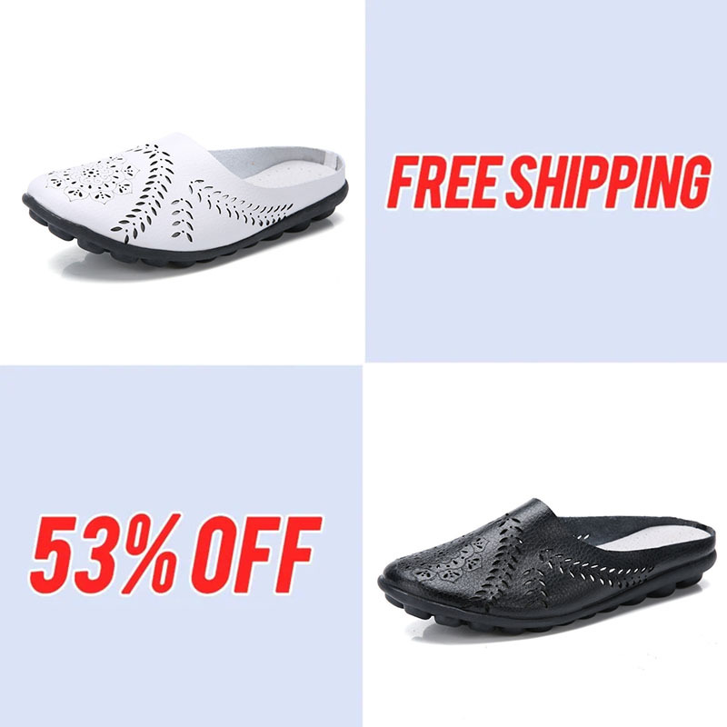 Summer Casual All-match Hollow Slippers