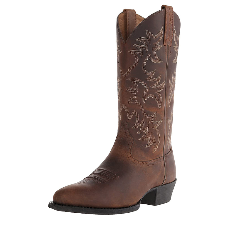 Men's Embroidered High Boots