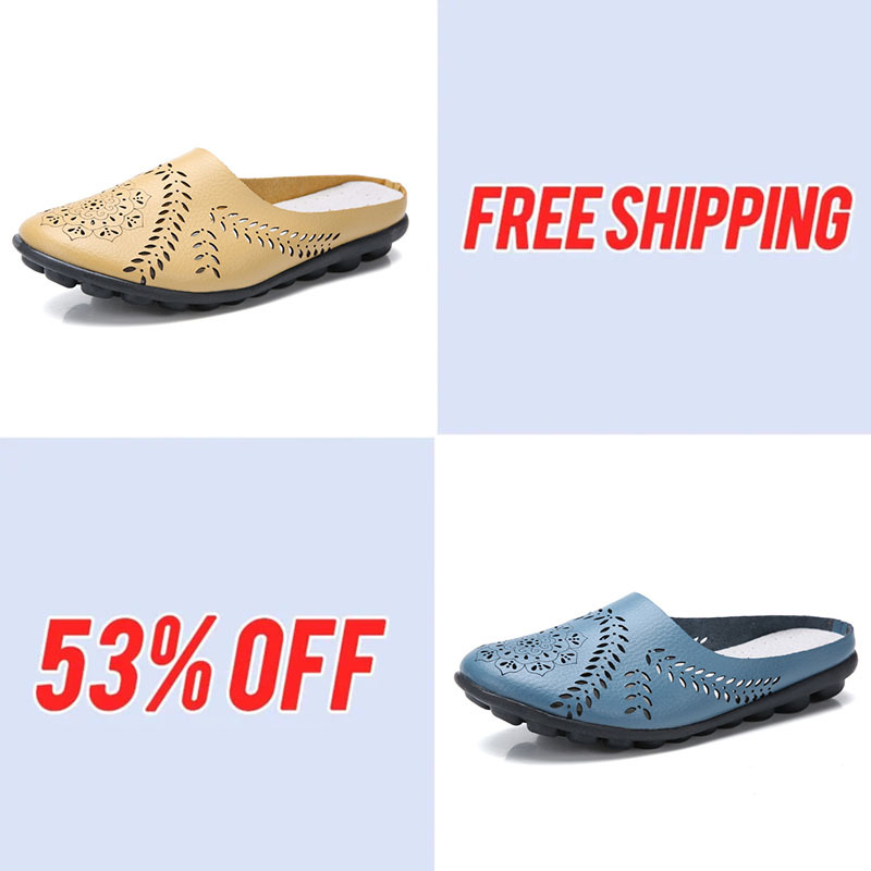 Summer Casual All-match Hollow Slippers