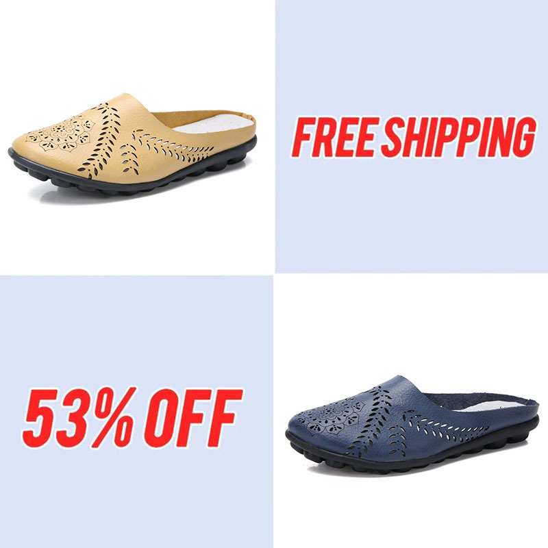 Summer Casual All-match Hollow Slippers