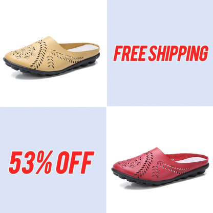 Summer Casual All-match Hollow Slippers