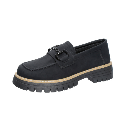 Orthoture Metal Buckle Orthopedic Platform Loafers
