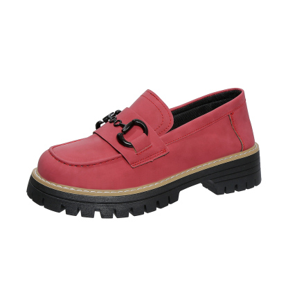 Orthoture Metal Buckle Orthopedic Platform Loafers