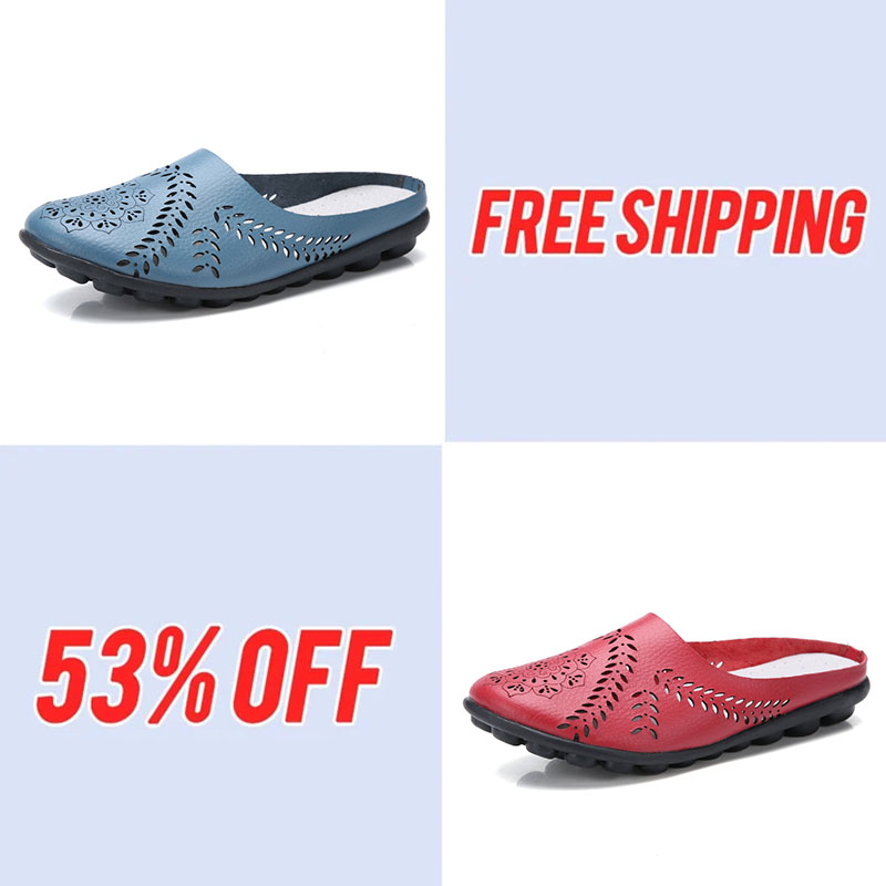 Summer Casual All-match Hollow Slippers