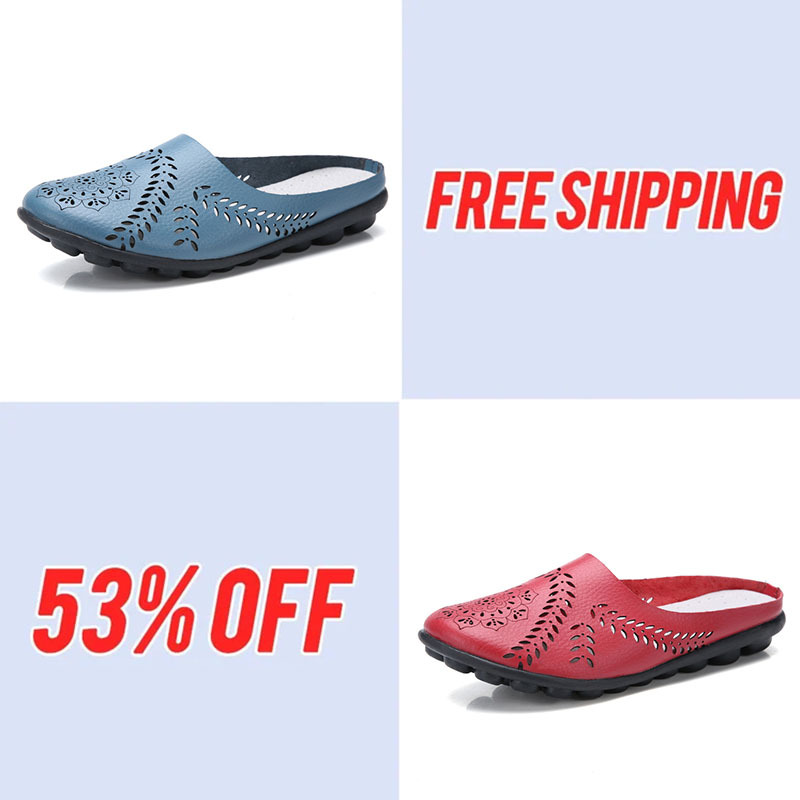 Summer Casual All-match Hollow Slippers