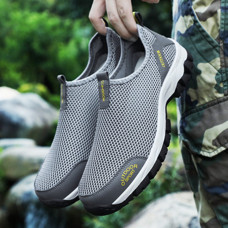 MEN'S THIN OUTDOOR HIKING SHOES NON-SLIP SPORTS SHOES