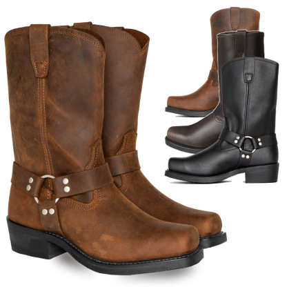 MEN'S BUCKLE CAVED WORK BOOTS
