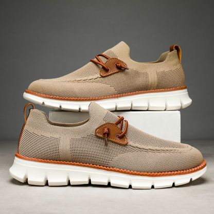 Men's Lace Up Oxford Shoes,Casual Mesh Walking Shoes Comfortable Sneakers