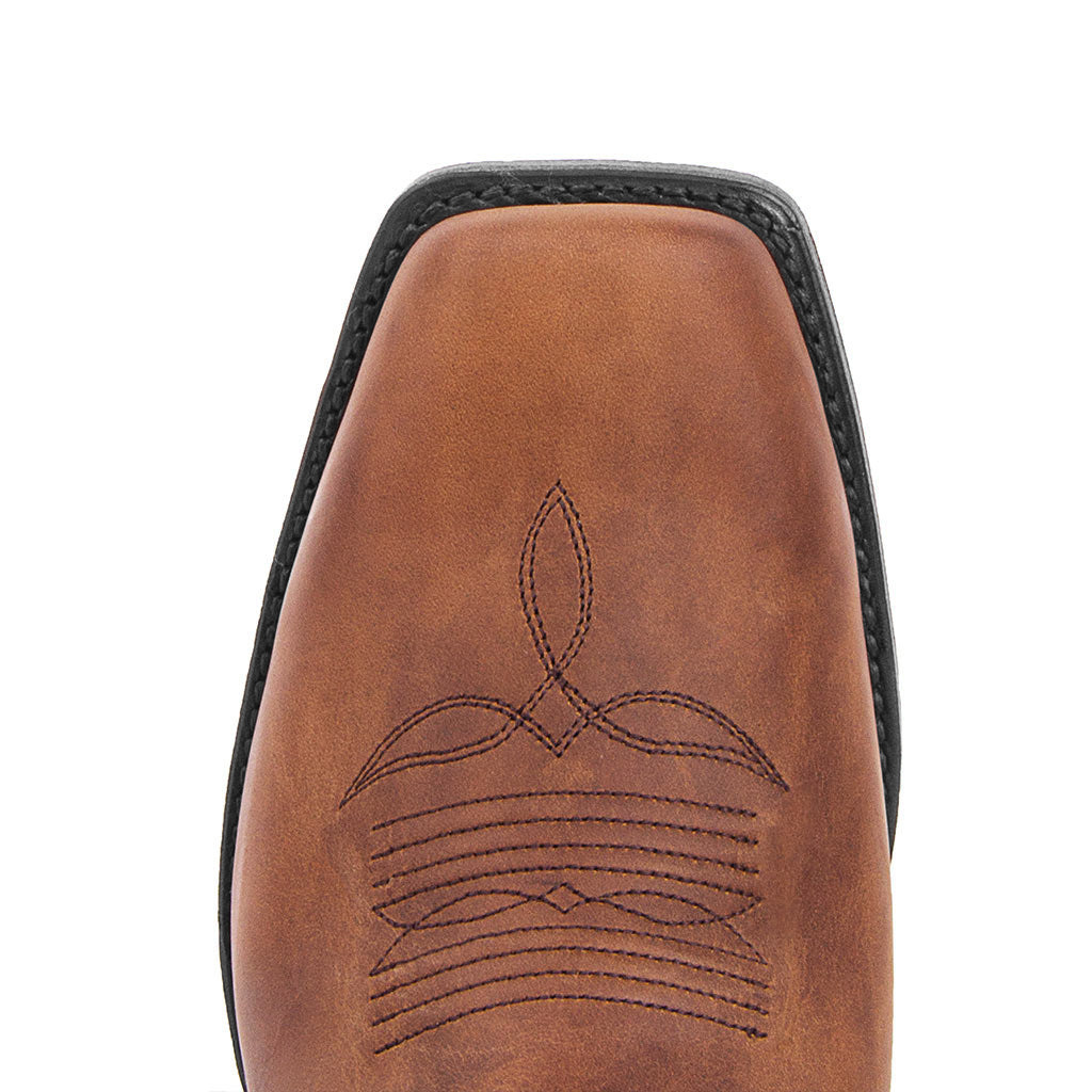 MEN'S BUCKLE CAVED COWBOY BOOTS
