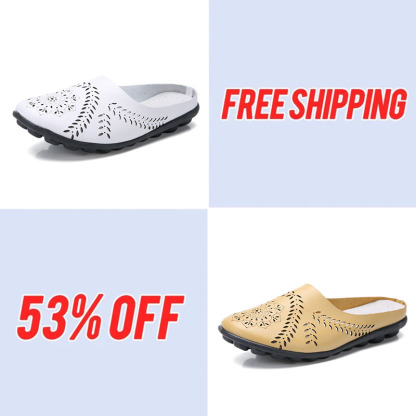 Summer Casual All-match Hollow Slippers