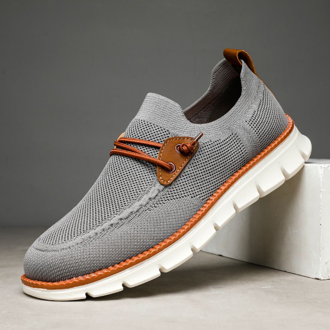 Men's Lace Up Oxford Shoes,Casual Mesh Walking Shoes Comfortable Sneakers